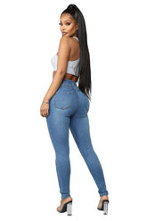 High Waist Stretch Jeans